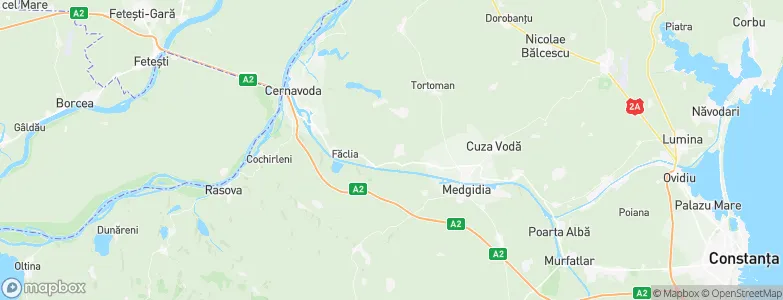 Mircea Vodă, Romania Map