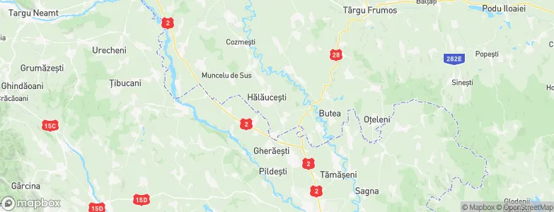 Mirceşti, Romania Map