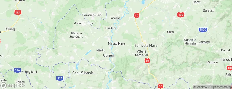 Mireşu Mare, Romania Map