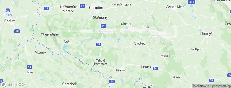 Miřetice, Czechia Map