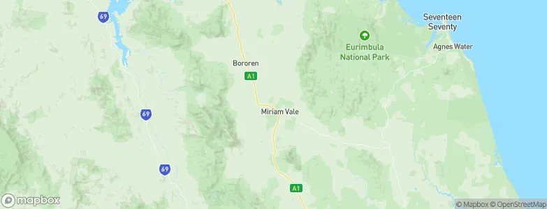 Miriam Vale, Australia Map