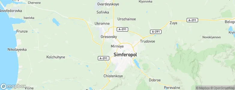 Mirnoye, Ukraine Map