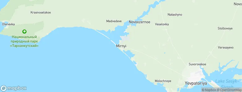 Mirny, Ukraine Map
