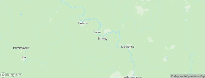 Mirnyy, Russia Map