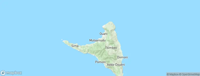 Mirontsi, Comoros Map