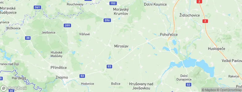 Miroslav, Czechia Map