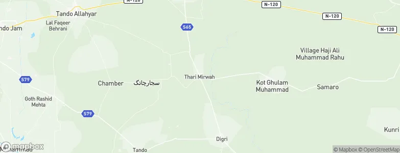 Mirwah Gorchani, Pakistan Map
