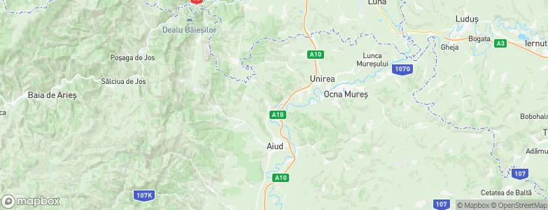 Mirăslău, Romania Map