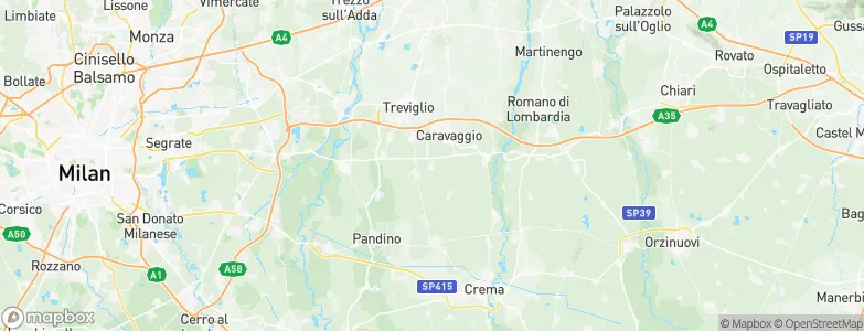 Misano di Gera d'Adda, Italy Map