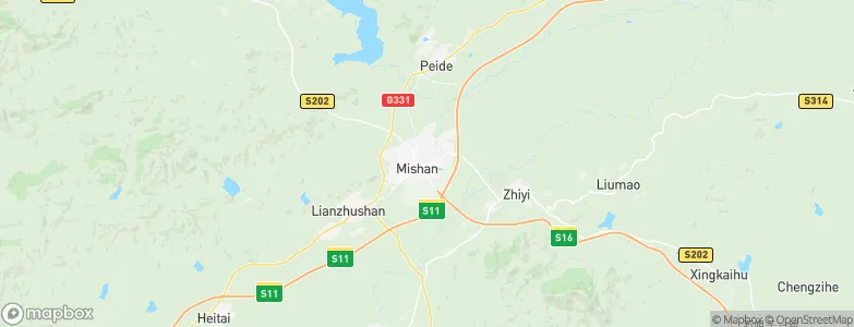 Mishan, China Map