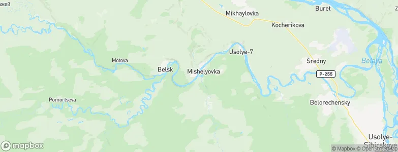 Mishelevka, Russia Map