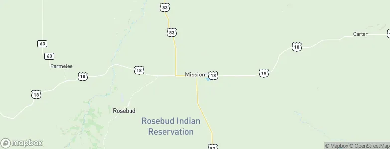 Mission, United States Map