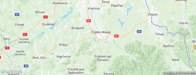 Místek, Czechia Map