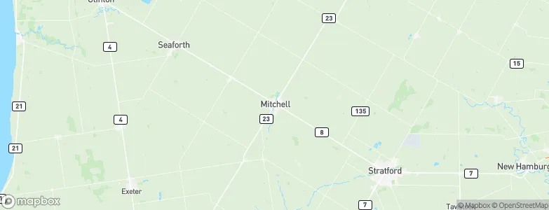 Mitchell, Canada Map