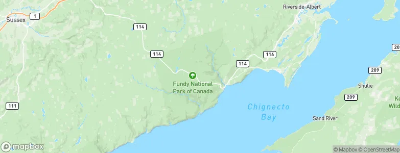 Mitchells Corner, Canada Map