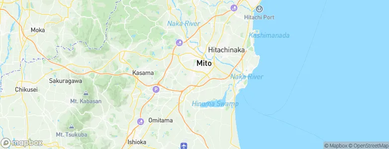 Mito, Japan Map