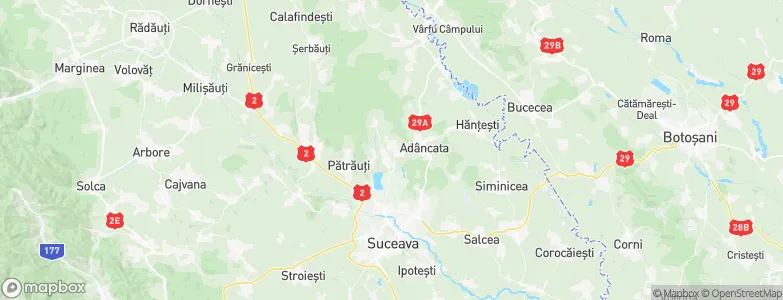 Mitocu Dragomirnei, Romania Map