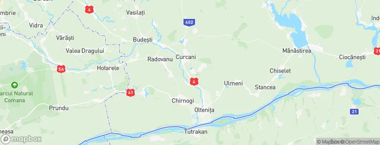 Mitreni, Romania Map