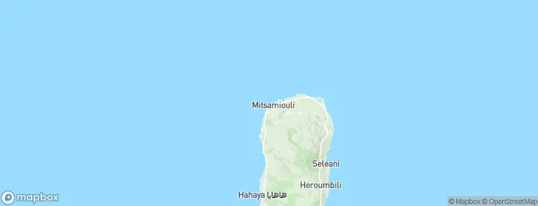 Mitsamiouli, Comoros Map