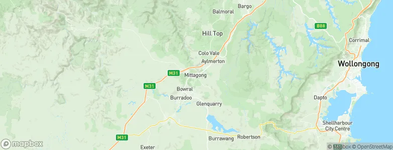 Mittagong, Australia Map