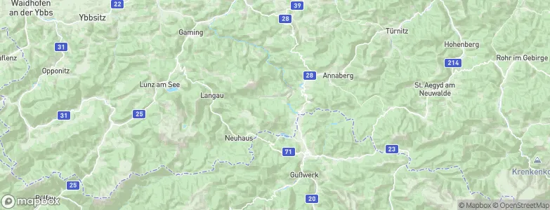 Mitterbach am Erlaufsee, Austria Map