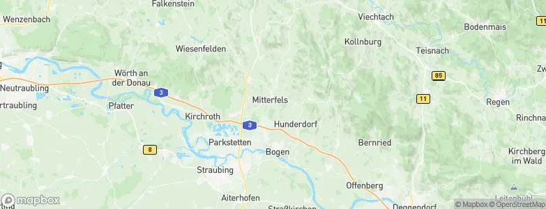 Mitterfels, Germany Map