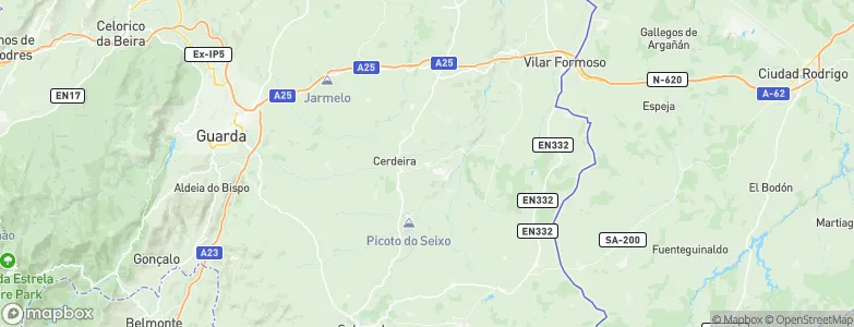 Miuzela, Portugal Map