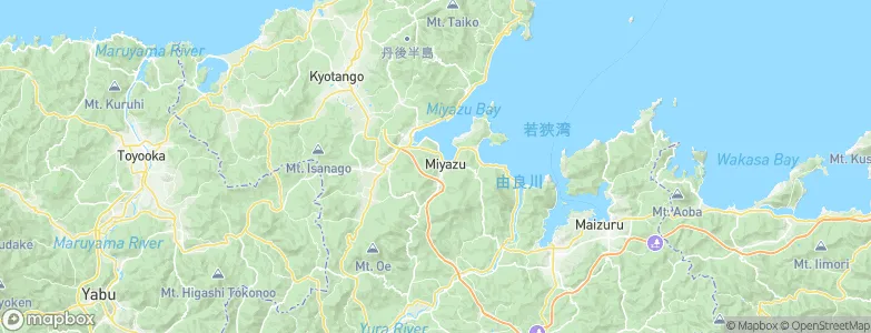 Miyazu, Japan Map