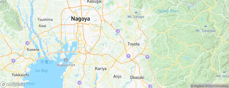 Miyoshi City, Japan Map