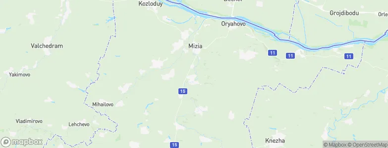 Mizia, Bulgaria Map