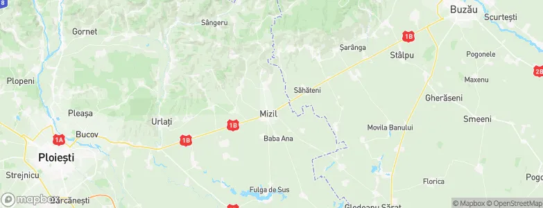 Mizil, Romania Map