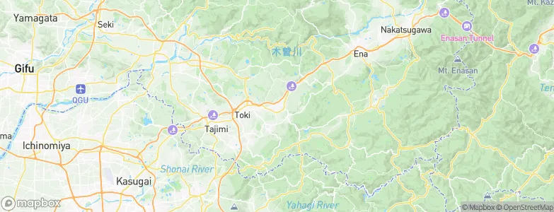 Mizunami, Japan Map