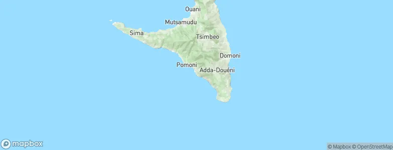 Mkiriwadjumoi, Comoros Map