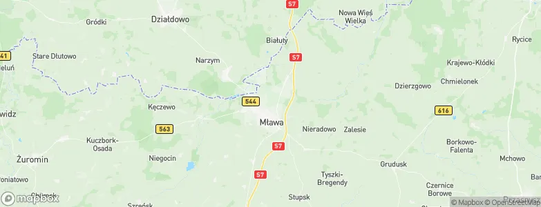 Mława, Poland Map