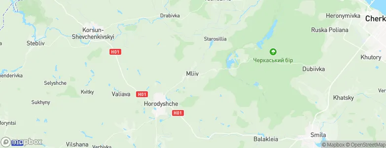 Mliiv, Ukraine Map