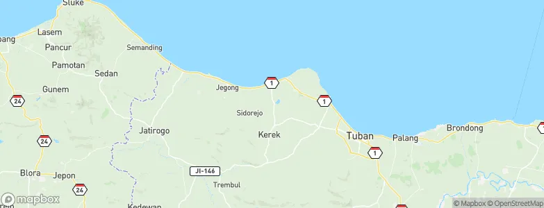 Mliwang, Indonesia Map