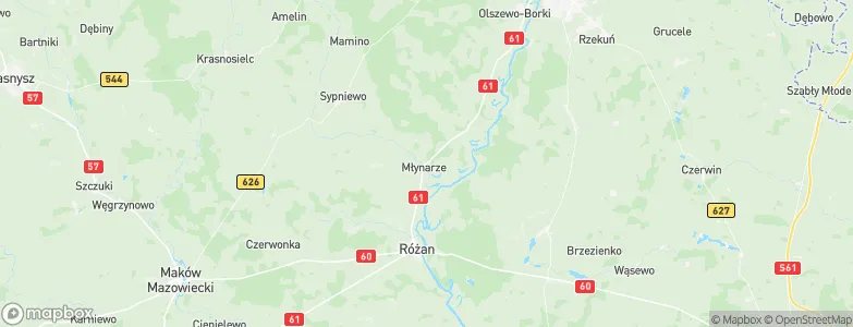 Młynarze, Poland Map