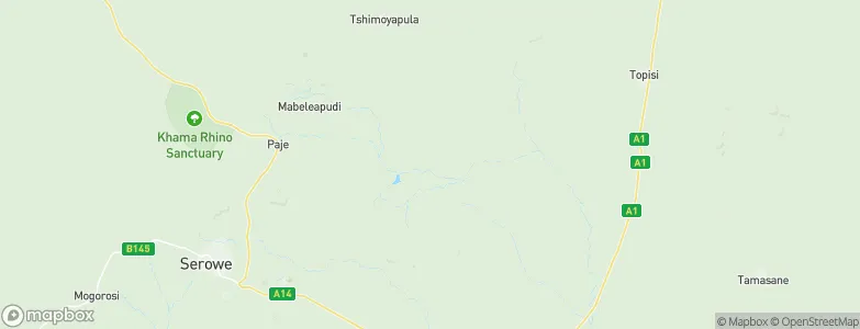 Mmale, Botswana Map