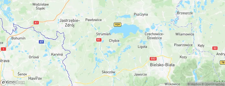 Mnich, Poland Map