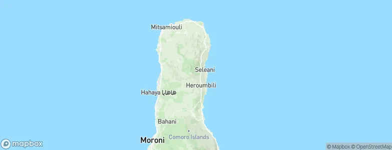 Mnoungou, Comoros Map
