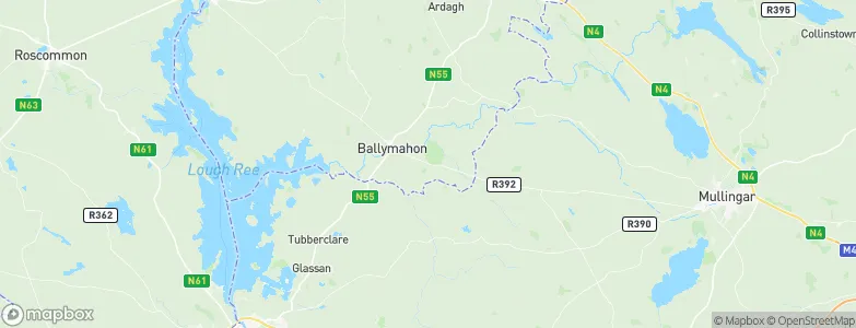 Moate, Ireland Map
