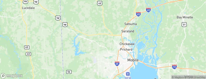 Mobile, United States Map