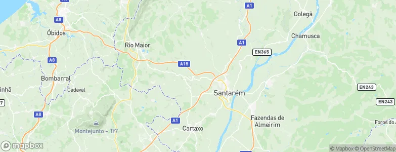 Moçarria, Portugal Map