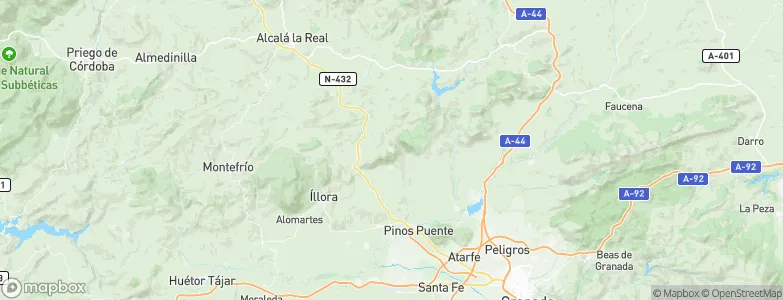 Moclín, Spain Map