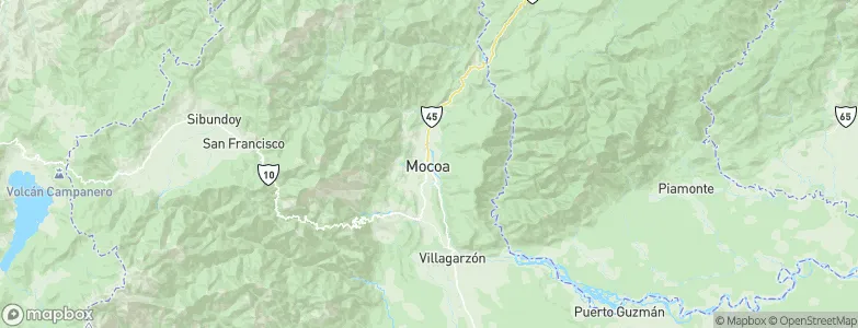 Mocoa, Colombia Map