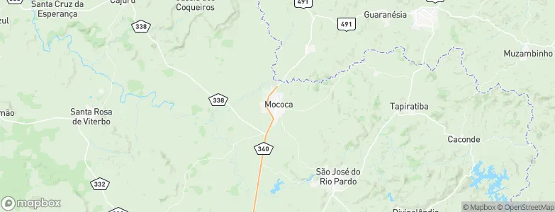 Mococa, Brazil Map
