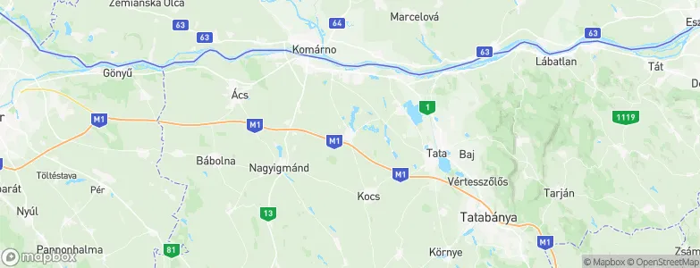 Mocsa, Hungary Map