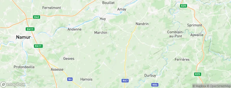 Modave, Belgium Map