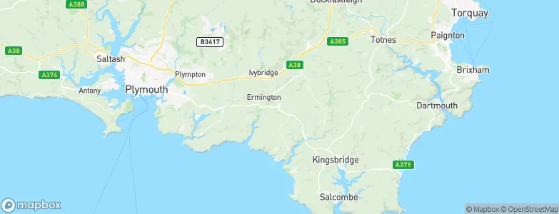 Modbury, United Kingdom Map