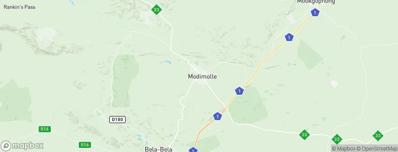 Modimolle, South Africa Map